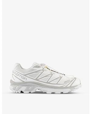 Salomon Xt-6 Quick-Lace Mesh Low-Top Trainers - White