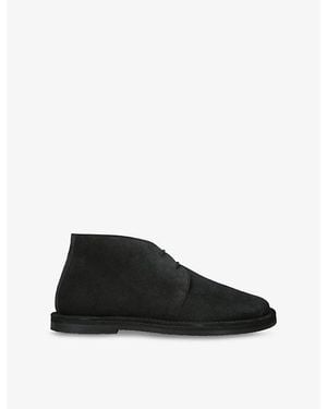 Studio Nicholson Woodrow Suede Desert Boots - Black