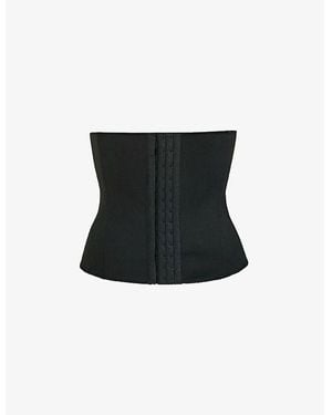 Skims Hourglass Boned Waist Trainer - Black