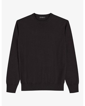 BOGGI Extrafine Merino-Wool Jumper - Black