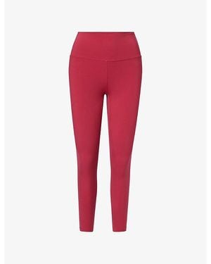 Varley Freesoft High-Rise Workout Leggings - Red