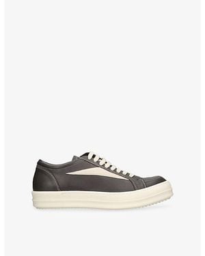 Rick Owens Vintage Leather Sneakers - White