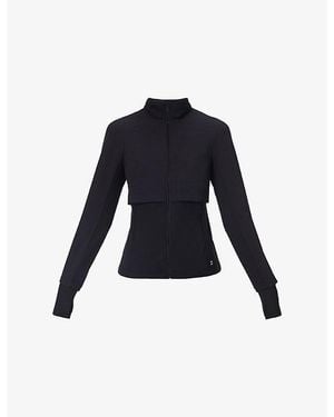 Sweaty Betty Pro Run Water-Resistant Stretch-Woven Jacket - Blue