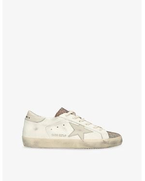 Golden Goose Superstar Leather Trainers - Natural