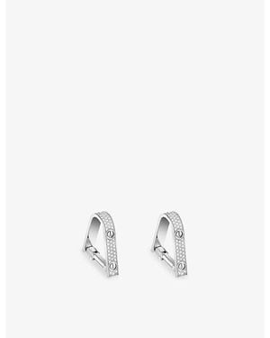 Cartier Love 18Ct And Brilliant-Cut Diamond Cufflinks - White