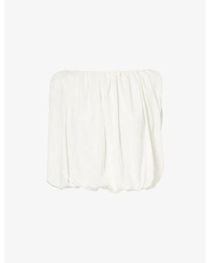 Dissh Ava Sleeveless Modal-Blend Top - White