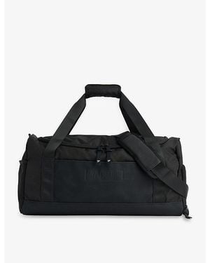 GYMSHARK Everyday Brand-Patch Woven Duffle Bag - Black