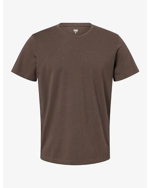 PAIGE Sorden Cotton T-Shirt - Brown