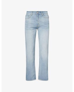 Emporio Armani J76 Straight-Leg Stretch-Denim Jeans - Blue