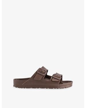 Birkenstock Arizona Two-Strap Rubber Sandals - Brown