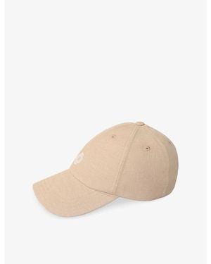 Maje Logo-Embroidered Linen And Cotton-Blend Baseball Cap - Natural