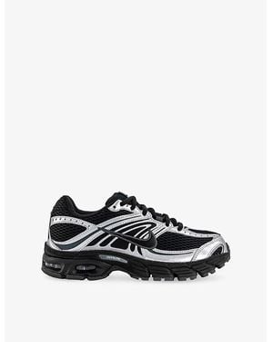 Nike Air Max Moto 2K Mesh And Faux-Leather Low-Top Trainers - Black
