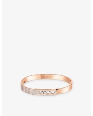 Messika Move Noa 18Ct Rose- And 0.95Ct Diamond Bangle - Pink