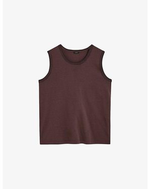 JOSEPH Comfort Cotton Tank Top - Purple