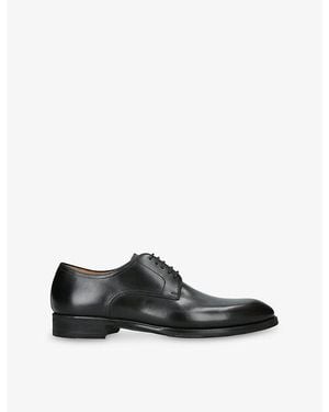 Magnanni Madis Leather Derby Shoes - Black
