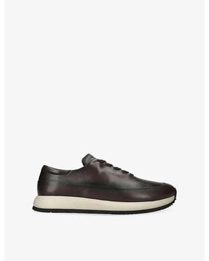 Officine Creative Form Leather Trainers - Black