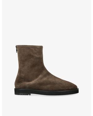 Dear Frances Joss Suede Ankle Boots - Brown