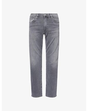 Citizens of Humanity Gage Classic Straight-Leg Stretch-Denim Blend Jeans - Grey