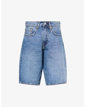 Levi's 478 Baggy Denim Shorts - Blue