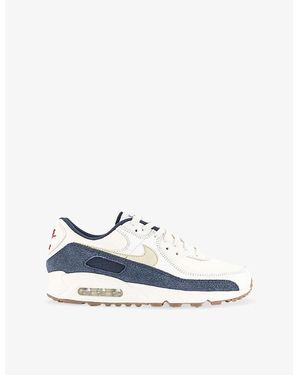 Nike Air Max 90 Leather Trainers - White