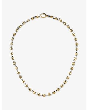 Missoma Mariner 18Ct Pvd And Platinum Pvd Plated Sterling- Chain Necklace - Metallic