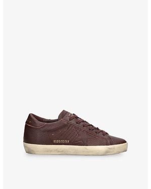 Golden Goose Super-Star 40151 Leather Trainers - Brown