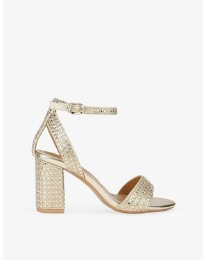 Carvela Kurt Geiger Kianni Wide-Fit Heeled Sandals - Metallic