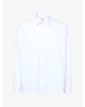 TOTEME Casual Pocket Cotton Shirt - White
