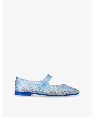 Sam Edelman Michaela Jelly Mary Jane Flats - Blue