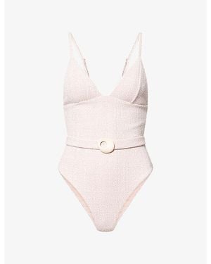 Devon Windsor Catalina V-Cut One-Piece - Pink