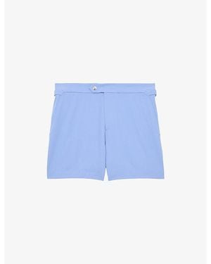 Reiss Sun Side-Adjuster Swim Shorts - Blue