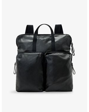 AllSaints Haven-Force Leather Backpack - Black