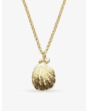 La Maison Du Couturier With Love Darling Paloma 14Ct-Plated Necklace - Metallic