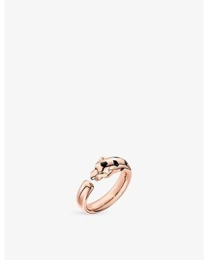 Cartier Panthère De 18Ct, Onyx And Tsavorite Ring - White
