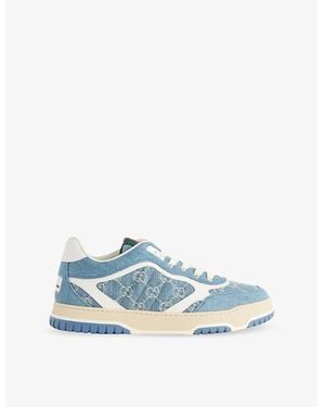 Gucci Re-Web Mid-Top Trainers - Blue