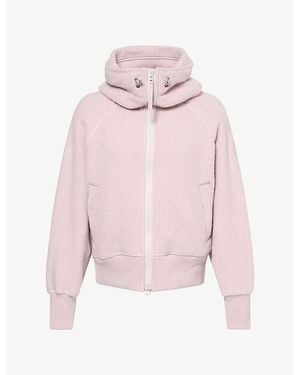 Canada Goose Chilliwack Tonal Disk Fleece Bomber Jacket - Pink