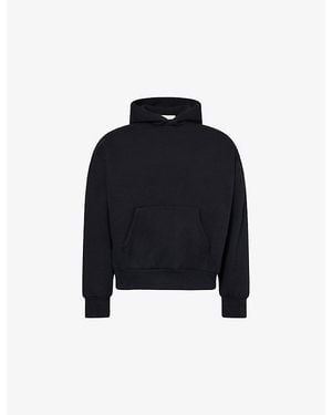 Fear Of God Always On Logo-Print Cotton-Blend Hoody - Blue