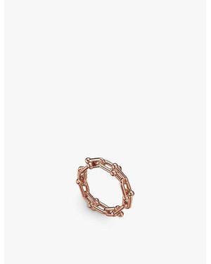 Tiffany & Co. Tiffany Hardwear Micro Link 18Ct Rose- Ring - Metallic