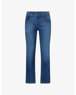 PAIGE Normandie Straight-Leg Denim Jeans - Blue