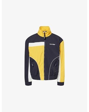 ICECREAM Soft Serve Stand-Collar Shell Track Jacket - Blue