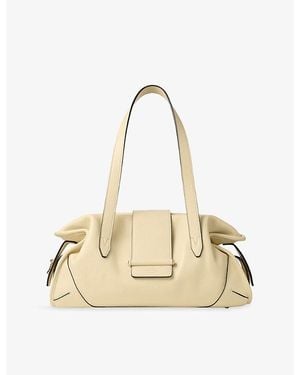 Jimmy Choo Bar Holdall Medium Leather Shoulder Bag - Natural