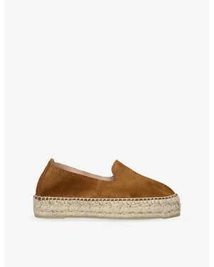 Manebí Hamptons Double-Sole Suede Espadrilles - Brown