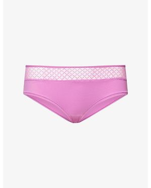 Chantelle Norah Chic Shorty Briefs - Purple