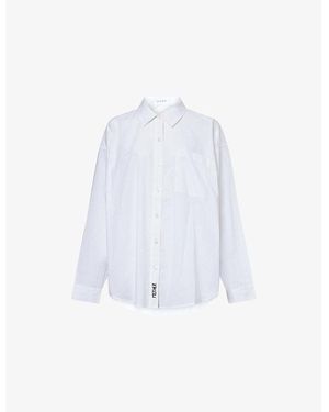 Mother The Pushing Buttons Classic Cotton Shirt - White