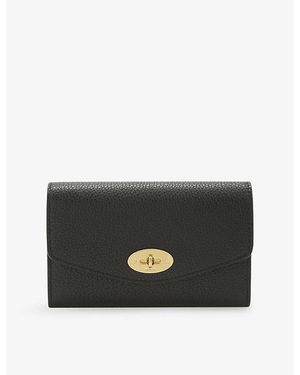 Mulberry Darley Medium Grained Leather Wallet - Black