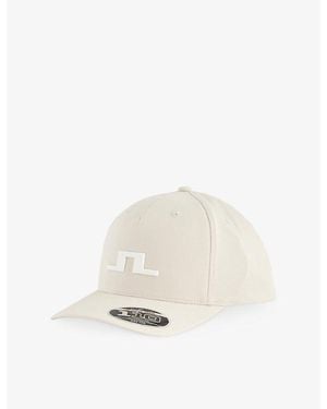 J.Lindeberg Heath Logo-Embroidered Cotton Cap - White