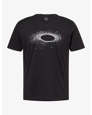 Oakley Lunar Eclipse Graphic-Print Cotton T-Shirt - Black