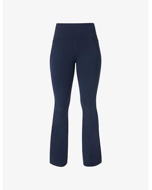 Sweaty Betty Power 30In Flared Stretch-Woven Gym Leggings - Blue