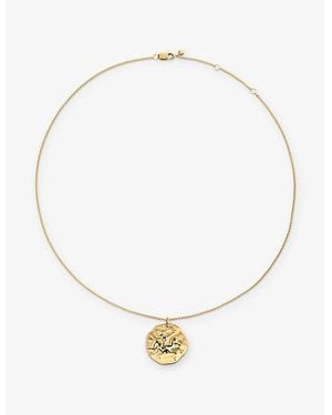 Monica Vinader Sagittarius Zodiac 18Ct Vermeil Pendant Necklace - Metallic