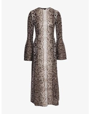 Gabriela Hearst Aalia Cashmere-Silk Knit Maxi Dress - Brown